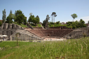 Augusta Raurica: il teatro in una giornata estiva. Foto Susanne Schenker